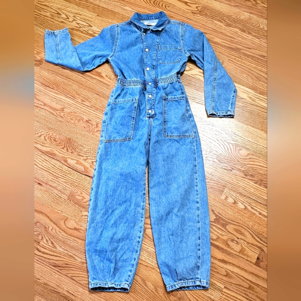 Zara Denim jumpsuit Size 13-14